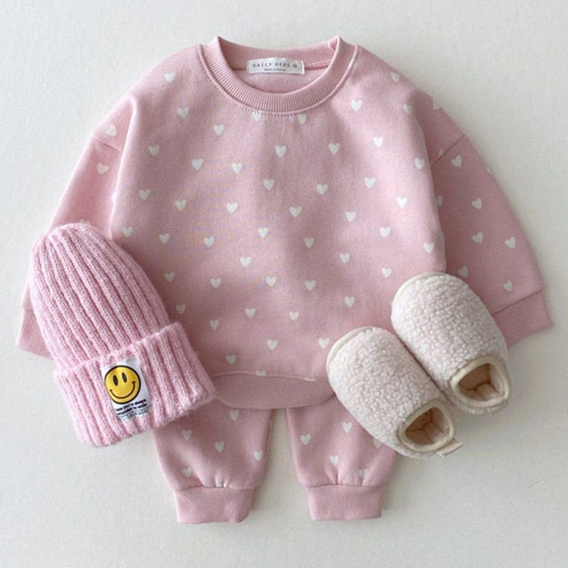 Full Hearted Baby Sweat Suit