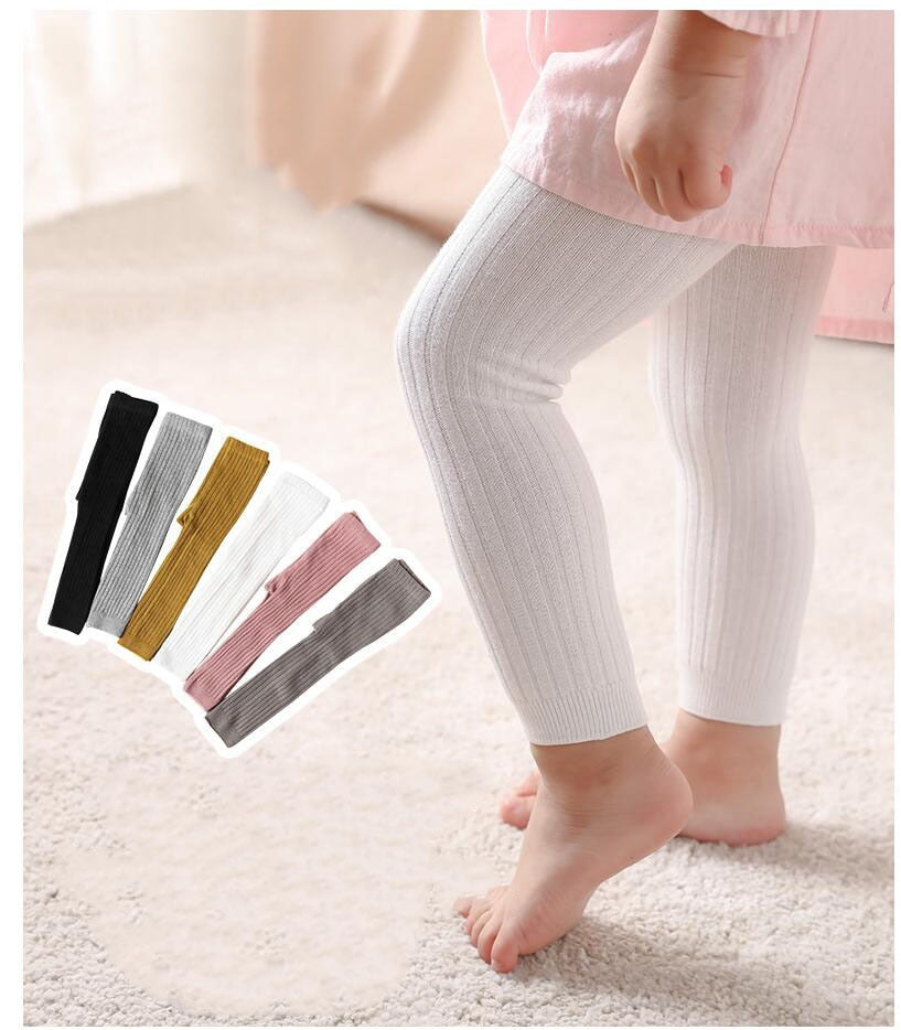 Ribbed Cotton Leggings