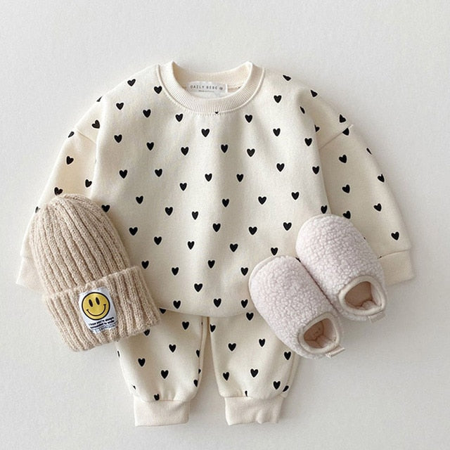 Full Hearted Baby Sweat Suit