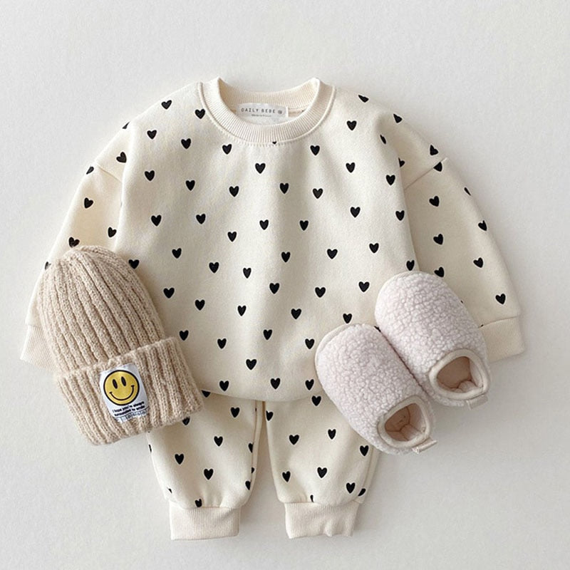 Full Hearted Baby Sweat Suit